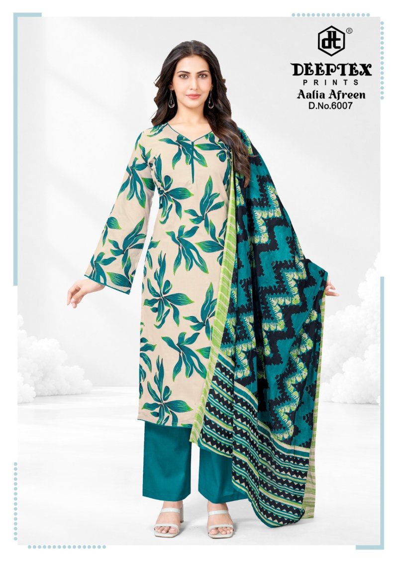 Aalia Afreen Vol 6 By Deeptex Cotton Printed Dress Material